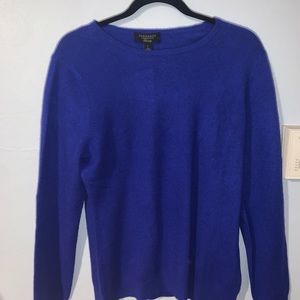 Blue Cashmere Crewneck